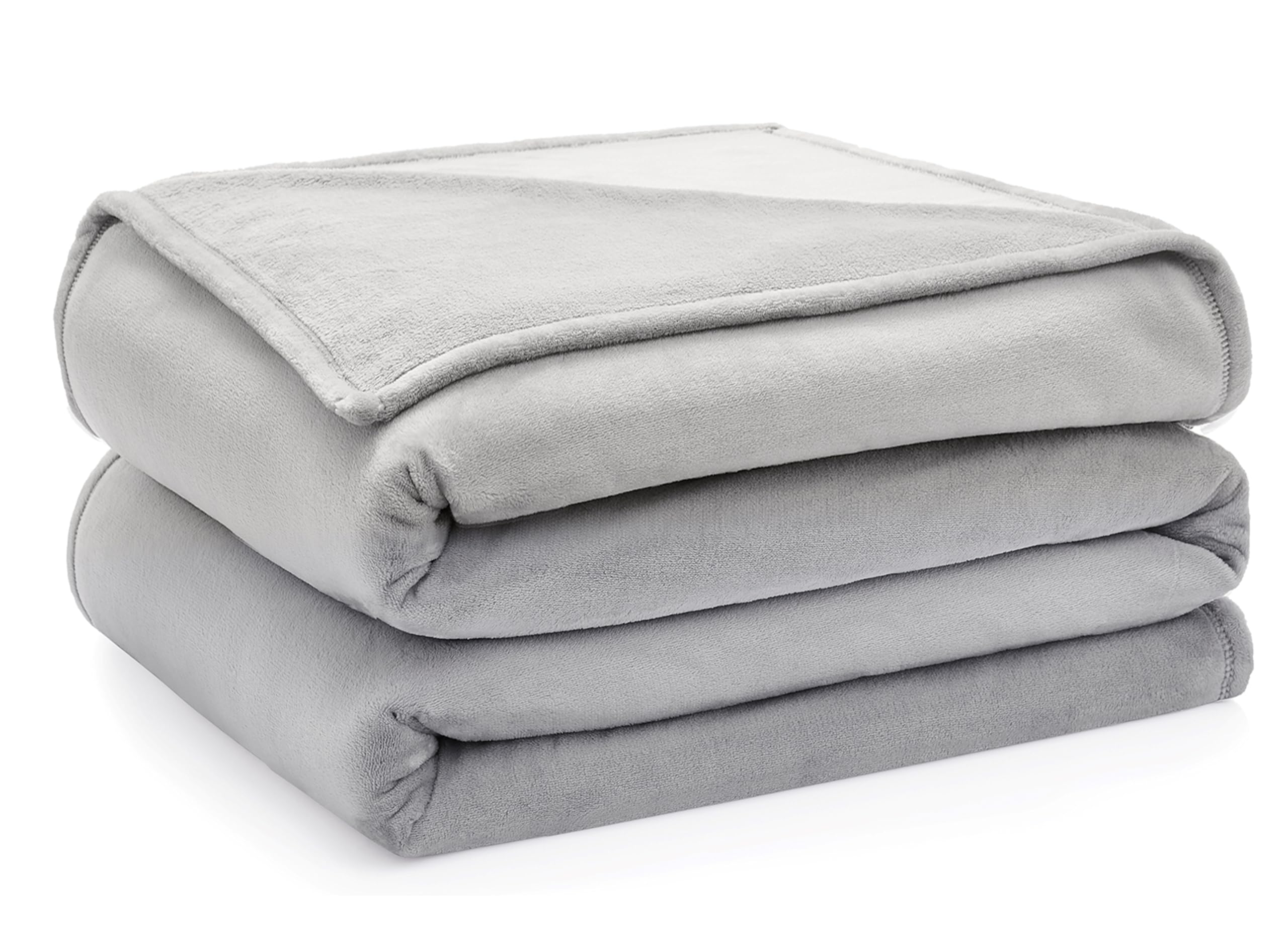 Casual Living 32588 Extra Long Size Hypoallergenic Flannel Fleece Bed Blanket Premium Silky Smooth Microfiber Breathable Super S