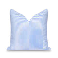 Hofdeco Premium Coastal Patio Indoor Outdoor Pillow Cover Only, 20'X20' Water Repellent For Backyard, Couch, Cornflower Blue S