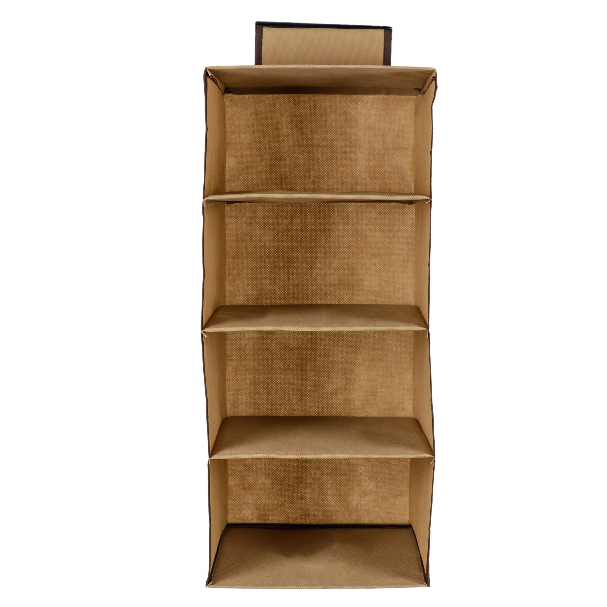 Shrey Creation Non Woven 4 Shelf/Compartment Closet Cloth Hanging Organizer/Clothes Storage Wardrobe Organiser For Almirah  (Be