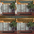 Trumiri Incense Sticks - Combo Pack Of 40 Insence-Sticks - 20 White Sage + 20 Frankincense - Insenses - Insents - Incents - Insc