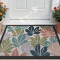 Dexi Front Door Mat Outside Entrance, Fall Maple Leaves Plant Welcome Doormat, Non Slip Dirt Resist Heavy Duty Entry Mats For En