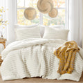Intelligent Design King Comforter Set, Plush Bedding, Microfiber Reverse, 3 Piece, Lightweight, Super Soft Ribbed Velvet Comfort
