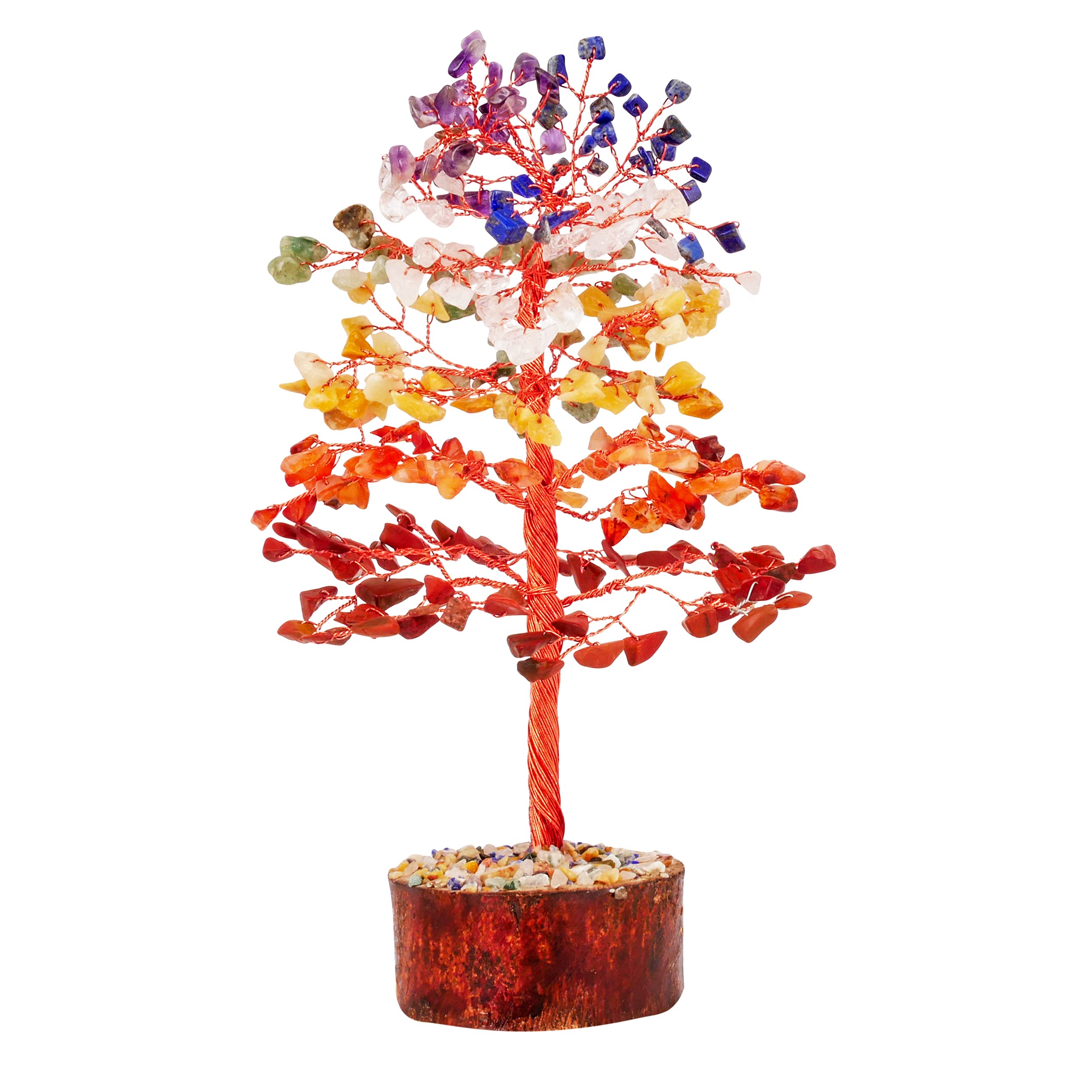 7 Chakra Crystal - Crystal Tree - Gem Tree - Chakra Decor - Spiritual Gifts - Crystal Money Tree - Crystal Gifts, Feng Shui Deco