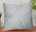 Sajavat Home Cotton Printed Cushion Cover 22X22 Inches Sky Blue (Pack Of 1)