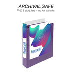 Samsill Durable 1.5 Inch Binder, Made In The Usa, D Ring Binder, Customizable Clear View Binder, Purple, 4 Pack, Each Holds 350