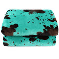 Cute Turquoise Blanket Kids Cyan Throw Blanket Warm Blue Fleece Blanket Soft Teal Blue Gifts Decor Girls Light Sea Green Fuzzy B