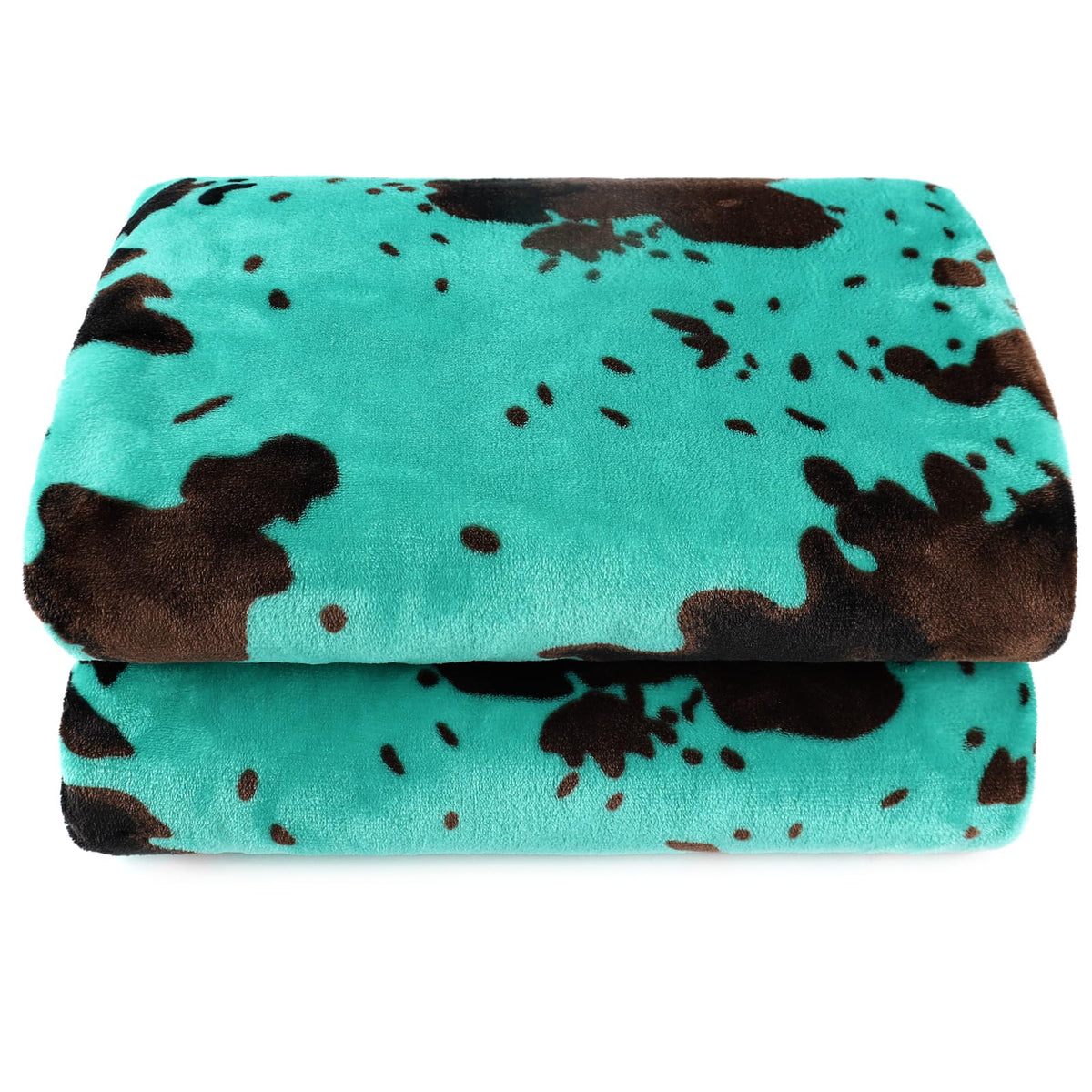 Cute Turquoise Blanket Kids Cyan Throw Blanket Warm Blue Fleece Blanket Soft Teal Blue Gifts Decor Girls Light Sea Green Fuzzy B