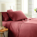 Southshore Fine Living, Inc. King Size Pleated Sheets Set, 4-Piece, 21' Deep Pocket Sheets, King Size | Flat Sheet, Fitted Shee