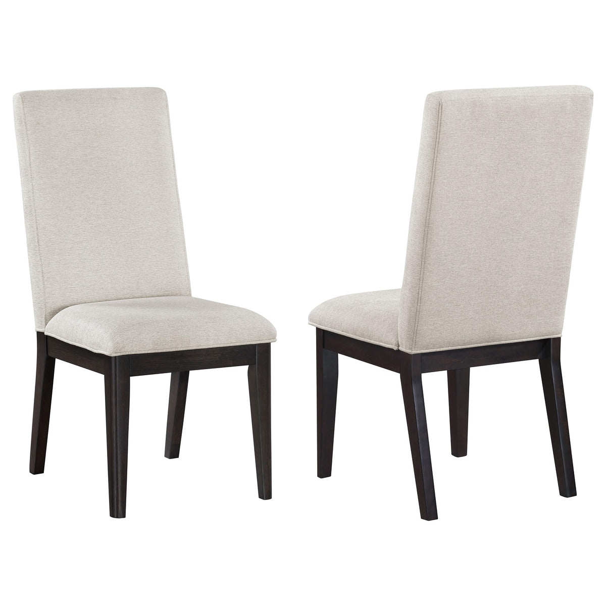 Coaster Home Furnishings Hathaway Upholstered Dining Side Chair Cream (Set of 2)