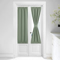 NICETOWN Door Curtain Panel - Thermal Insulated Front Door Side Light Block Privacy Protect Decoration for Front/Christmas Adjus