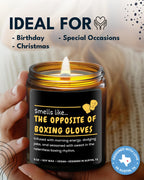 Funny Boxing Candle, Perfect Boxing Gifts For Men, Women, Girls & Boys, Boxing Memorabilia Gifts For Men, Gifts For Boxing Lover