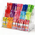 3 Tier Drink Packet Organizer, Acrylic Water Flavor Packet Holder with 15 Compartments, Drink Mix Organizer Hydration Powdered M