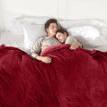 Heated Blanket Electric Blanket Queen Size, Super Soft Cozy Upgraded Flannel Fast Heating Blanket Dual Control With 5 Heating Le