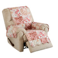 Great Bay Home Reversible Floral Patchwork Furniture Protector Scalloped Edge Stain Resistant Printed Furniture Protector Maribe