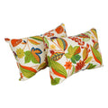 Blazing Needles 9911-S2-REO-26 Outdoor Throw Pillows (Set of 2), 12" x 20", Skyworks Multicolor