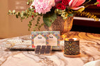 Oud Al Sawsani Bakhoor Set By Dukhni | 2 X 9 Piece Each & Rainbow Bakhoor Burner | Arabic Bakhoor Incense | Saffron Oud Blend |