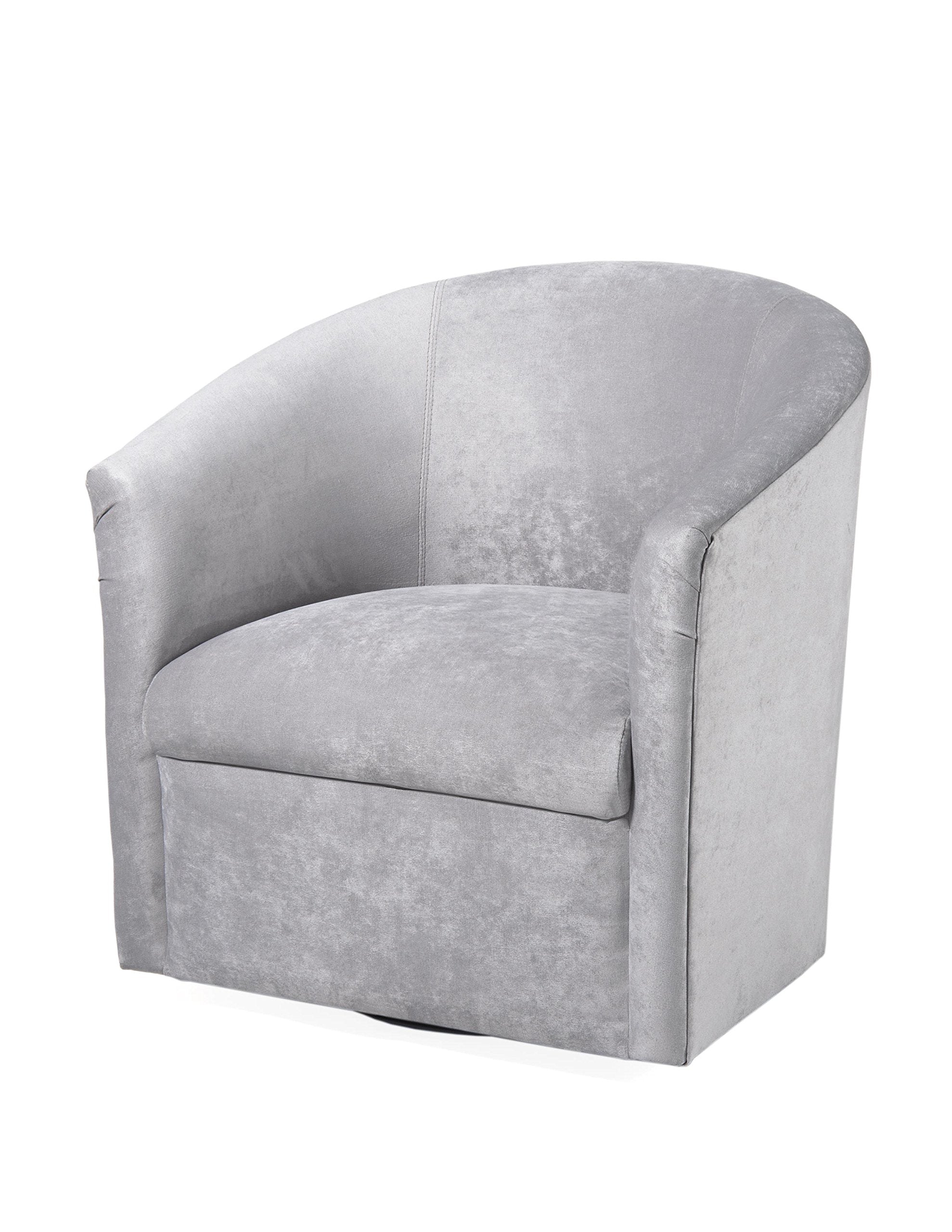 Comfort Pointe Elizabeth Swivel Chair - Silver