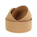 Small Basket Cotton Rope Woven Baskets for Organizing Cute Mini Tiny Baskets for Nursery Decorative Boho Round Storage Bathroom 