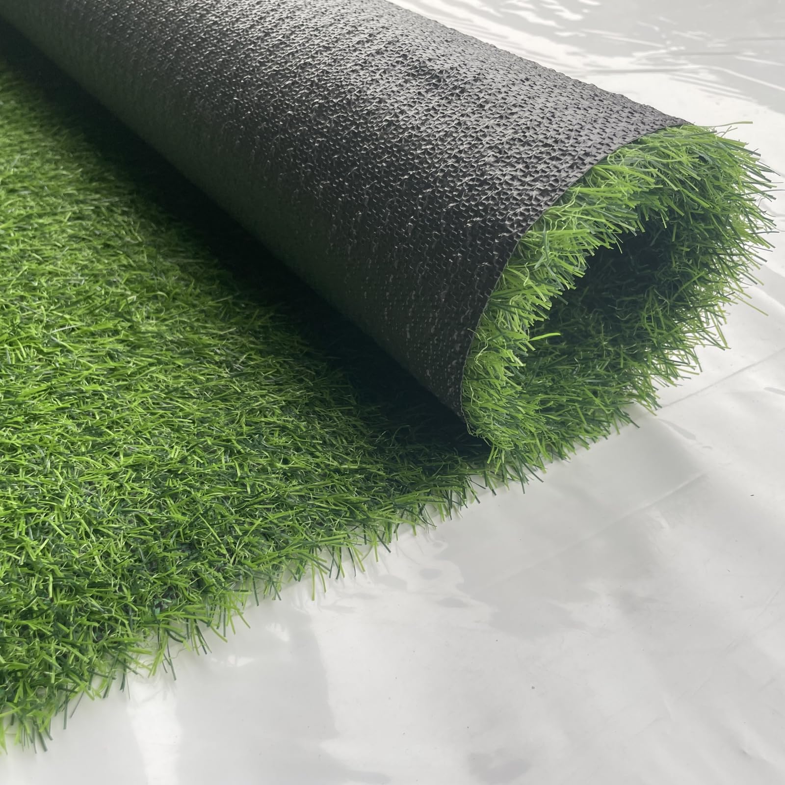 Turfloid Quality Artificial Grass 0.8', 1 Ft X 15 Ft Indoor Outdoor Synthetic Fake Grass Rug Turf Mat Roll For Garden Home Deco