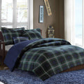 Mi Zone Cozy Comforter Set Cabin Lifestyle Plaid Design All Season Bedding Matching Shams, Decorative Pillow, Twin/Twin Xl, Brod