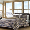 Eddie Bauer - King Comforter Set, Reversible Cotton Bedding With Matching Shams, Home Decor For All Seasons (Port Gamble Blue, K