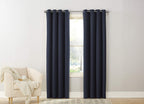 Sun Zero - 53391 Becca Energy Efficient Grommet Curtain Panel, 40'' X 63'', Navy