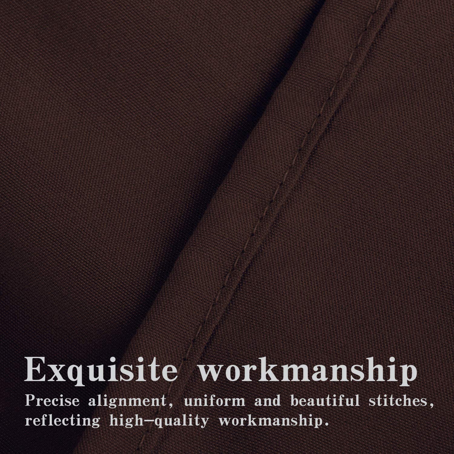 Ntbay 100% Brushed Microfiber Queen Pillow Shams Set Of 2, Super Soft And Cozy, Wrinkle, Fade, Stain Resistant 20X30 Inches Oxford Pillowcases, Dark Brown