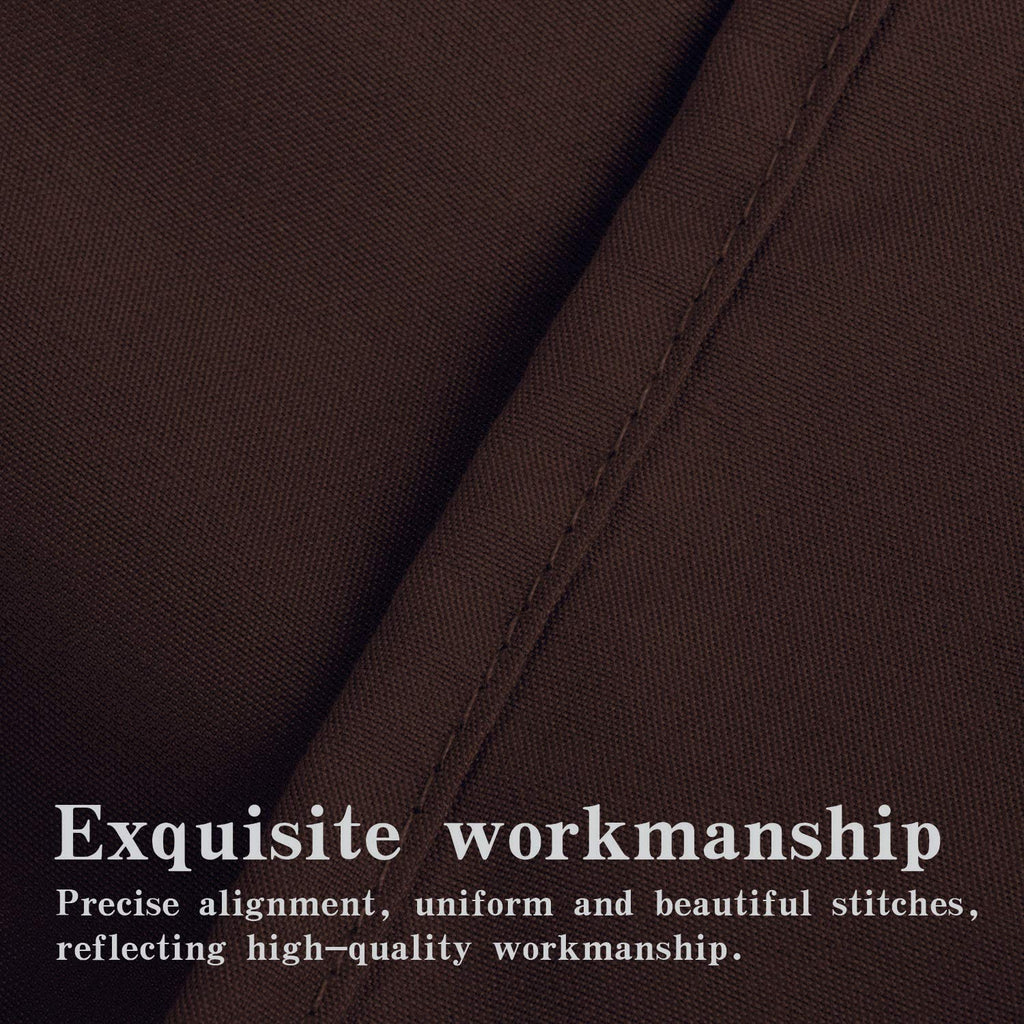 Ntbay 100% Brushed Microfiber Queen Pillow Shams Set Of 2, Super Soft And Cozy, Wrinkle, Fade, Stain Resistant 20X30 Inches Oxford Pillowcases, Dark Brown