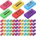 Resurhang 180 Pcs Inspirational Erasers for Kids Christian Pencil Erasers Bulk, Back-to-School Gifts Motivational and Cute Suppl