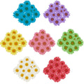 Nuanchu 84 Pcs Dried Pressed Flowers Real Pressed Dried Flowers Dried Daisy Flowers Multiple Colorful Resin Dried Flowers for Cr