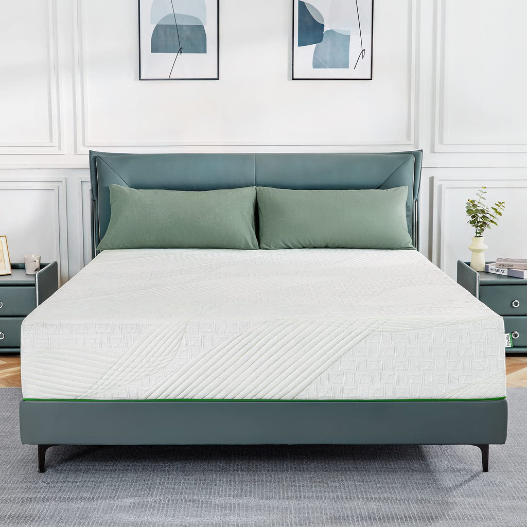 Novilla King Size Mattress, 12 Inch Gel Memory Foam Mattress King, Mattress in a Box for Back Pain Relief, Medium Firm Mattress 