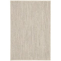 Nourison Courtyard Indoor/Outdoor Ivory Silver 2' X 3' Area Rug, Geometric, Easy Cleaning, Non Shedding, Bed Room, Living Room,