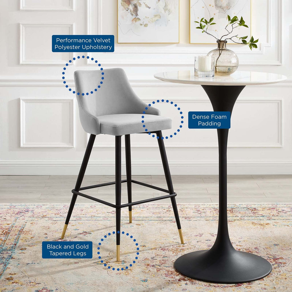 Modway Adorn Performance Velvet Counter Stool