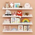 Seocry Nusery Shelves (White, 23 Inches)