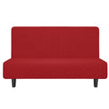 Easy-Going Stretch Futon Slipcover Armless Futon Bed Cover Furniture Protector Without Armrests With Elastic Bottom For Kids, So