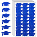 Whaline 600Pcs Graduation Cap Stickers Blue Graduation Hat Sealing Labels Grad Party Favor Labels Self-Adhesive Grad Cap Sticker