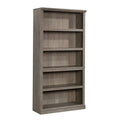 Sauder 5 Tier Book Shelf Wooden Bookcase Multipurpose Bookshelf for Home Office, Living Room, in Mystic Oak