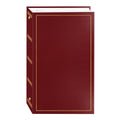 3-Ring Photo Album 204 Pockets Hold 4x6 Photos, Burgundy Red