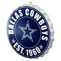 FOCO Dallas Cowboys NFL Metal Distressed Bottlecap Sign