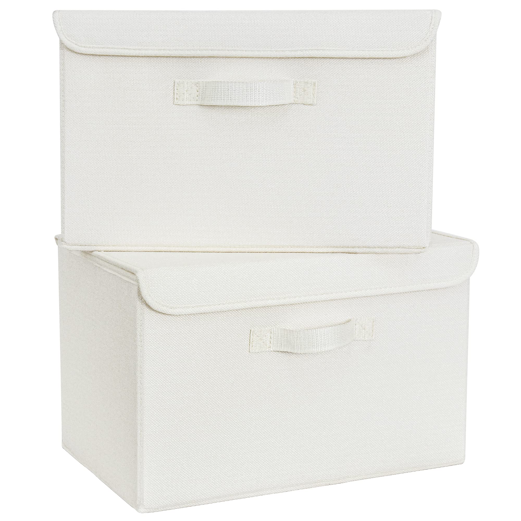 GRANNY SAYS Storage Bins with Lids, Fabric Storage Boxes, Closet Organizers and Storage for Clothes Large Storage Boxes for Orga
