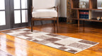 Unique Loom Autumn Collection Area Rug - Providence (2' X 6' 1'' Runner, Light Brown/ Beige)