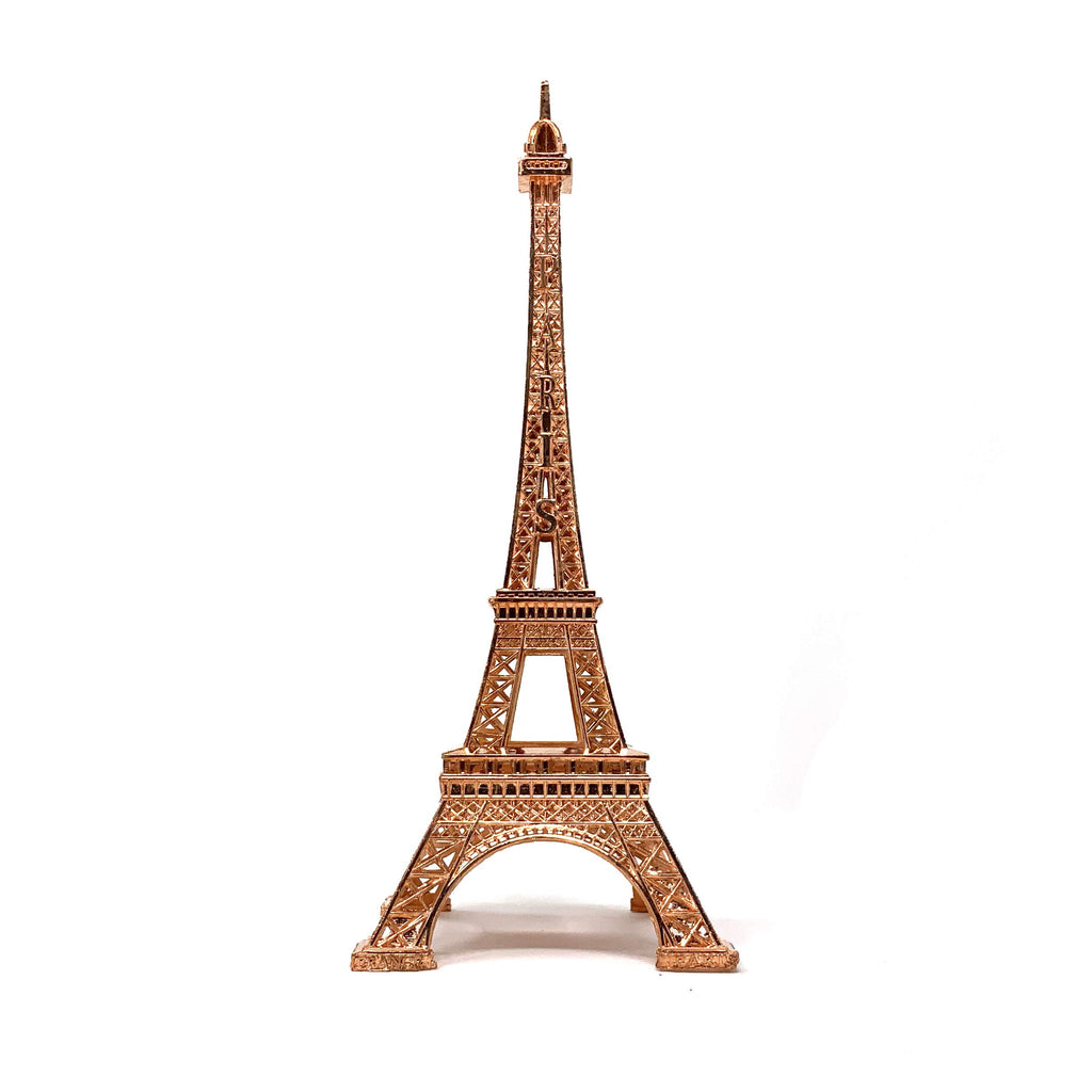 allgala Eiffel Tower Statue Decor Alloy Metal, and Size (10'', Rose Gold)
