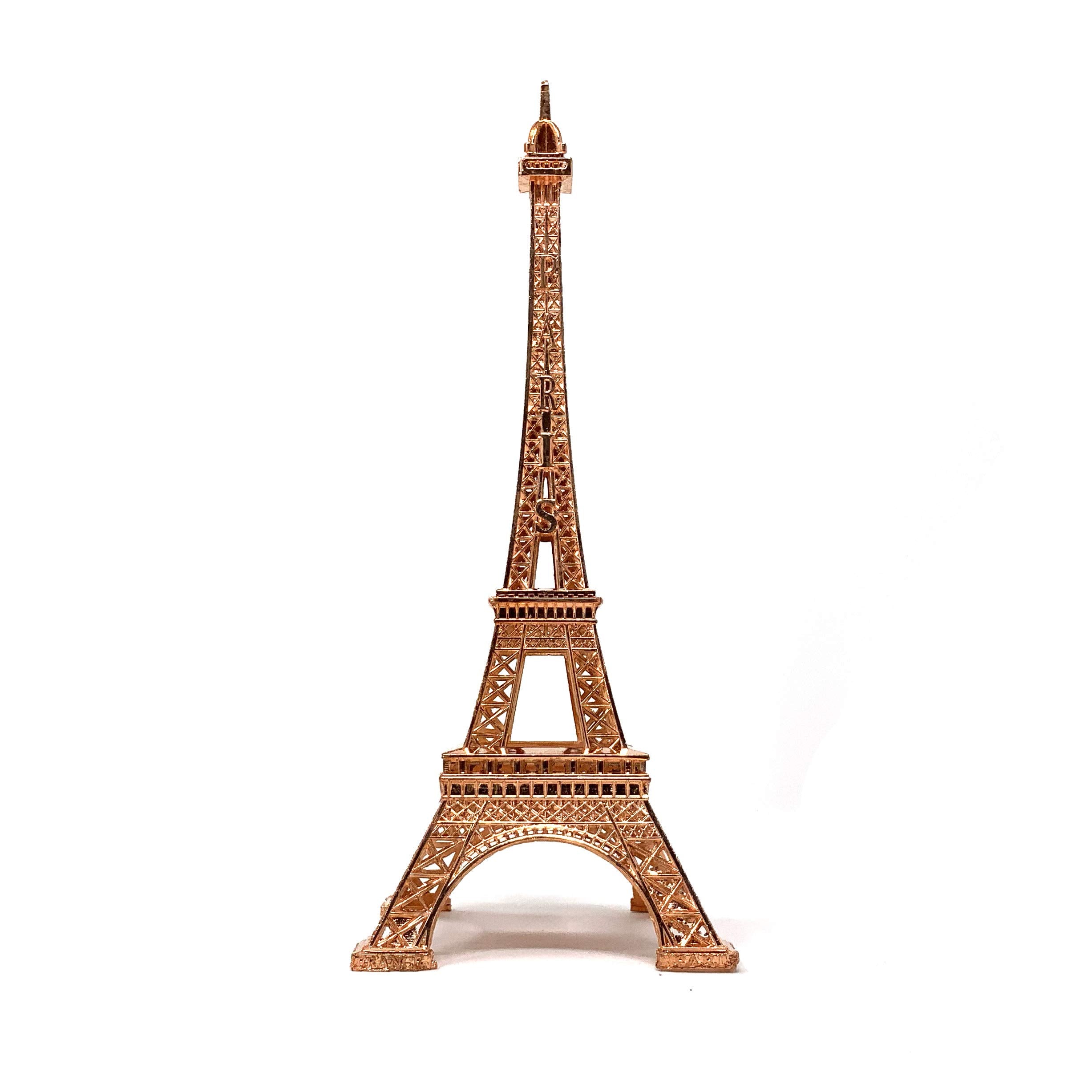 allgala Eiffel Tower Statue Decor Alloy Metal, and Size (10'', Rose Gold)