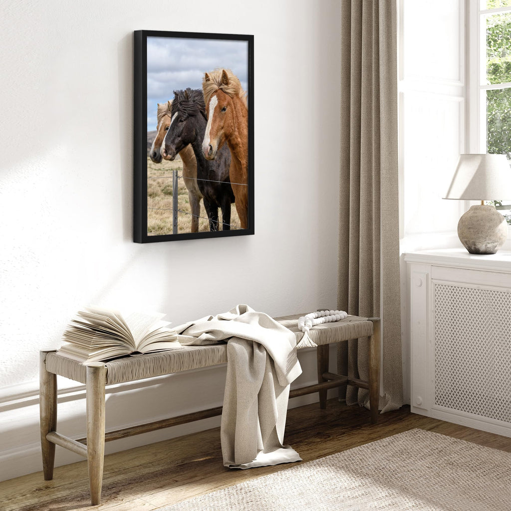Americanflat 16X24 Poster Frame With Polished Plexiglass - Soho Collection - Gallery Style Deep Molding Frame For Wall Display -