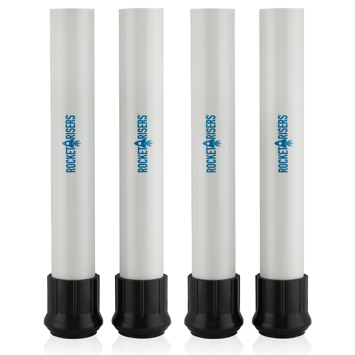 Rocket Risers Folding Table Risers - Make Your Folding Table A Counter Height Table - Set Of 4 Table Leg Risers