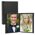 Neil Enterprises Inc. 5 x 7 Black Leather Self-Stick Photo Album - Holds 20 Photos