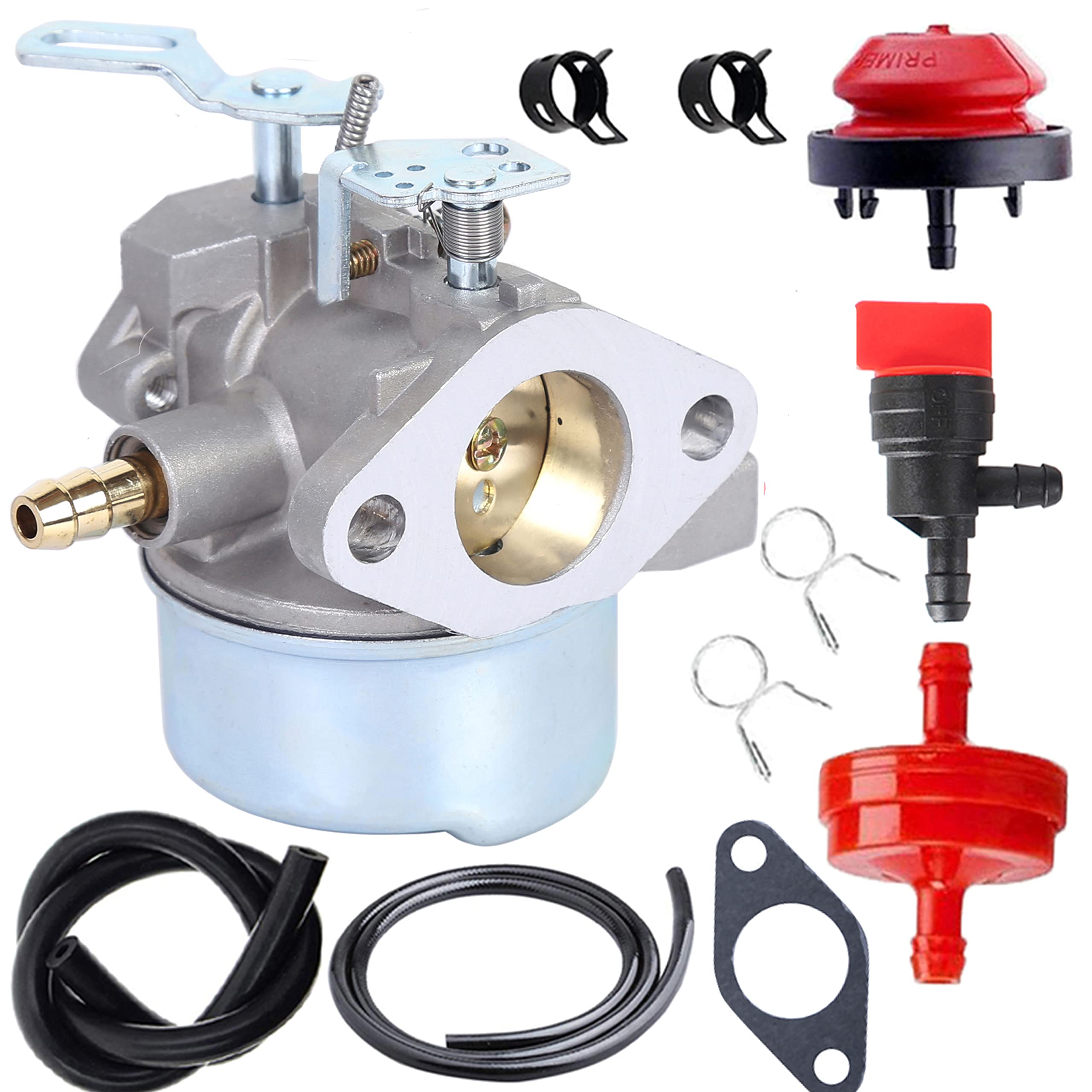 Hmsk80 Carburetor For Tecumseh 640052 640349 St824 St1032 Lh318Sa 924082 932101 640052 640054 924050 Ariens St624 Fits Yard Mach