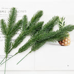 Hananona 100 Pcs Artificial Pine Branches Green Plants Pine Needles Diy Accessories For Garland Wreath Christmas And Home Garden
