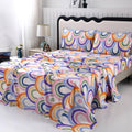 Sdiii 4Pcs Rainbow Full Sheets Set, Soft Microfiber Rainbow Sheets Full For Toddlers Boys Girls Kids And Teens, Soft Sheets Full