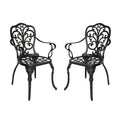Christopher Knight Home Buddy Outdoor Cast Aluminum Dining Chair (Set of 2), Shiny Copper